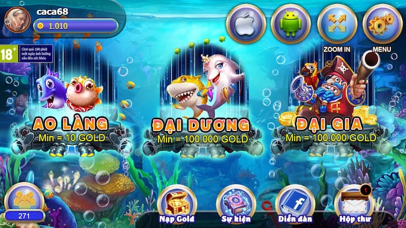 Trò chơi có tại cổng game