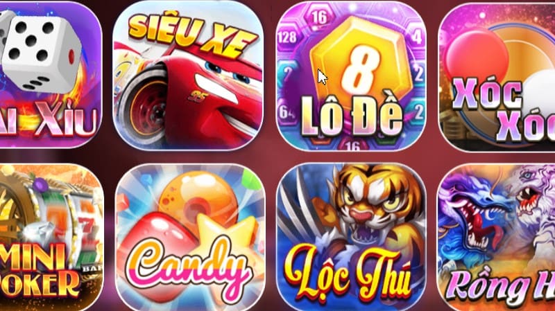 Đa dạng các trò chơi ở G63 online game