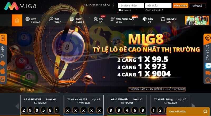 Link truy cập cổng game mig8vn ngay hôm nay
