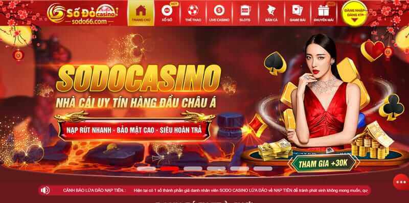 Sodo66 com cổng game cá cược hàng đầu hiện nay