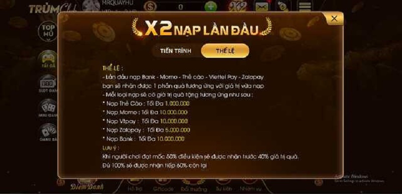 Tổng hợp các khuyến mãi Trumclub vin