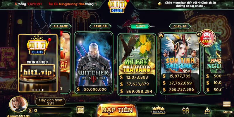 Siêu phẩm slot game đỉnh cao