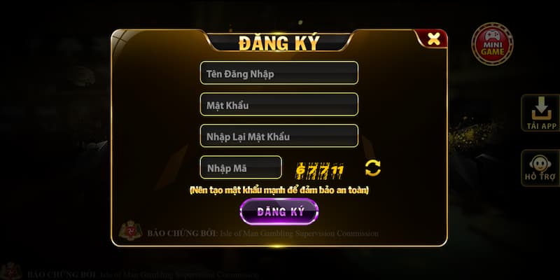 Đăng ký tài khoản nhanh chóng