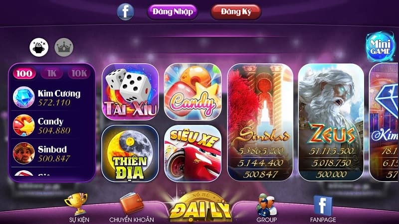 Mini Game hấp dẫn tại Nohu39