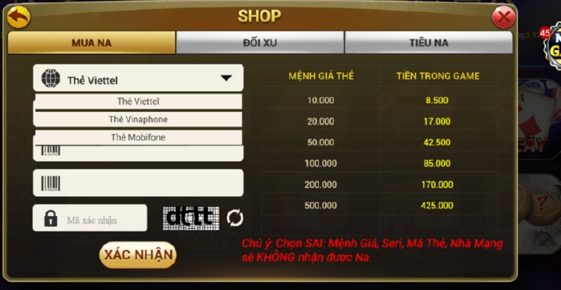 Các bước nạp tiền Sum99 club cũng rất đơn giản
