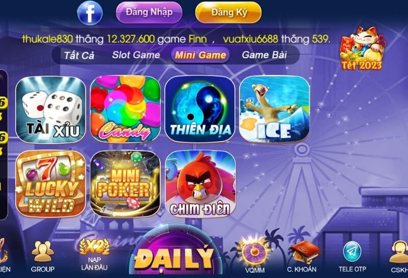 Mini game hấp dẫn tại Sumvip