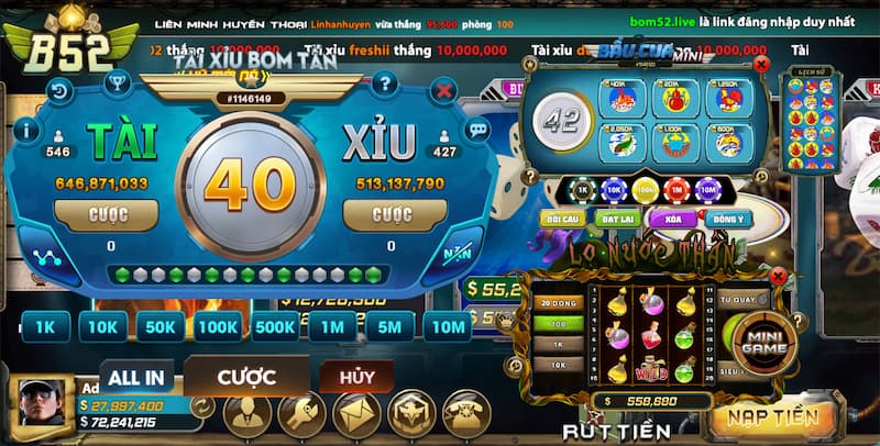 Lợi ích khi chơi tài xỉu B52