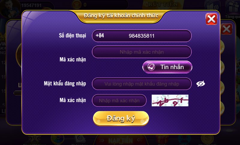Hướng dẫn đăng ký 68 Game Bài từ A đến Z